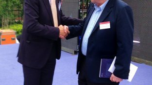 Lluís Tolosa i Edouard Cointreau, president dels Gourmand Awards