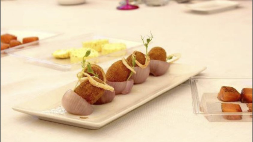 Una de les versions de "Croquetes amb pareo" creades per a l'ocasió