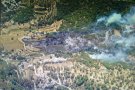El foc d'ahir a Teià va passar fregant un parell de vinyes de la DO Alella