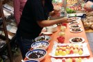 Ambient festiu a la nit de tapes del Mercat de Teià