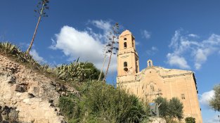 L'església del Poble Vell de Corbera d'Ebre