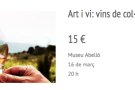 Organitzen un maridatge d'art i vi amb productes del celler Can Roda
