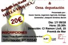 El Celler Nou de Premià organitza un sopar-tast maridat amb vins d'Alella Vinícola