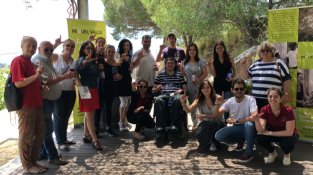 Foto de família de l'activitat a Alta Alella