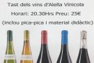 Programen un tast de vins d'Alella Vinícola a Vilassar de Dalt