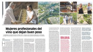 Les dones de la DO Alella al quinzenal `El Quince´que edita el diari Público