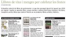 Llibres de vins i menges