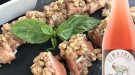 Tataki de salmó salvatge arrebossat amb fruits secs
