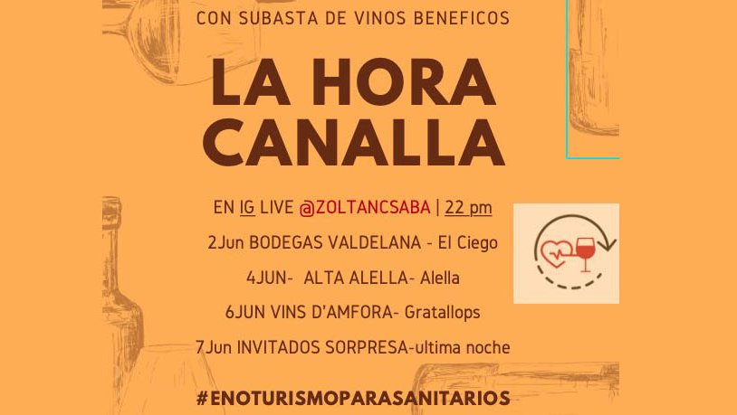 El comunicador Zoltan Nagy recapta 525 euros per al projecte #EnoturismoParaSanitarios gràcies a Alta Alella