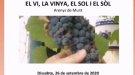 Aquest dissabte, passejada per les vinyes del celler Talcomraja