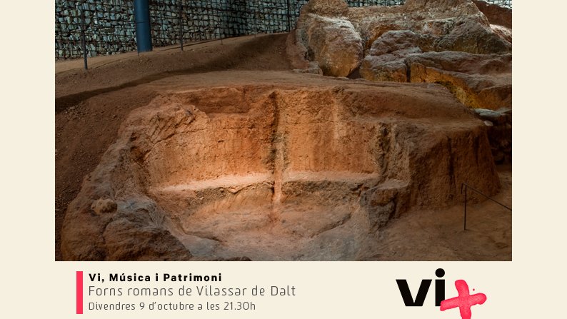 Vi, música i patrimoni, aquest divendres, als forns de la Fornaca, a Vilassar de Dalt