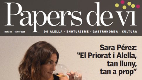 Sara Pérez protagonitza la portada del nou Papers de vi