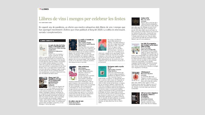 Llibres de vins i menges