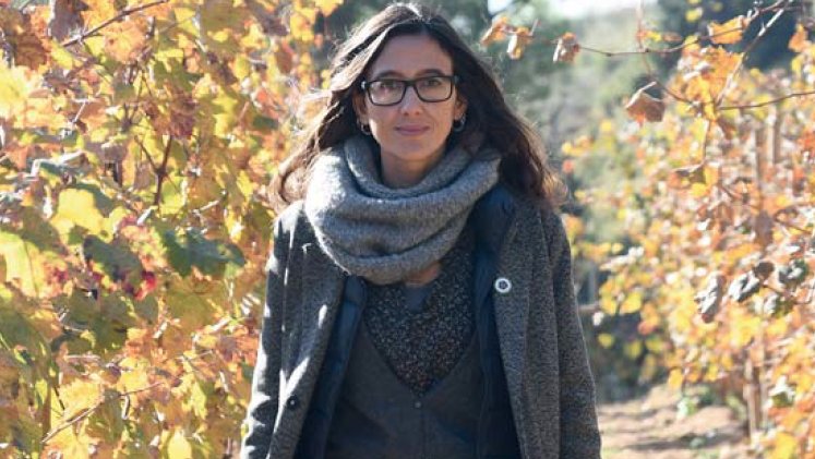 Núria Parlon, a la Vinya d'en Sabater