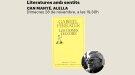 Nova sessió de Literatures amb sentits: 'Les dones i els dies' de Gabriel Ferrater
