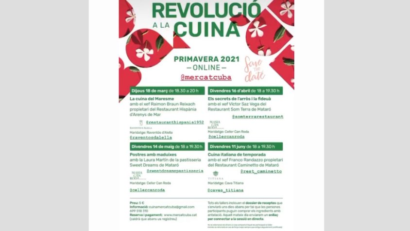 Presenten una nova edició de la Revolució a la Cuina del Mercat de la Plaça de Cuba