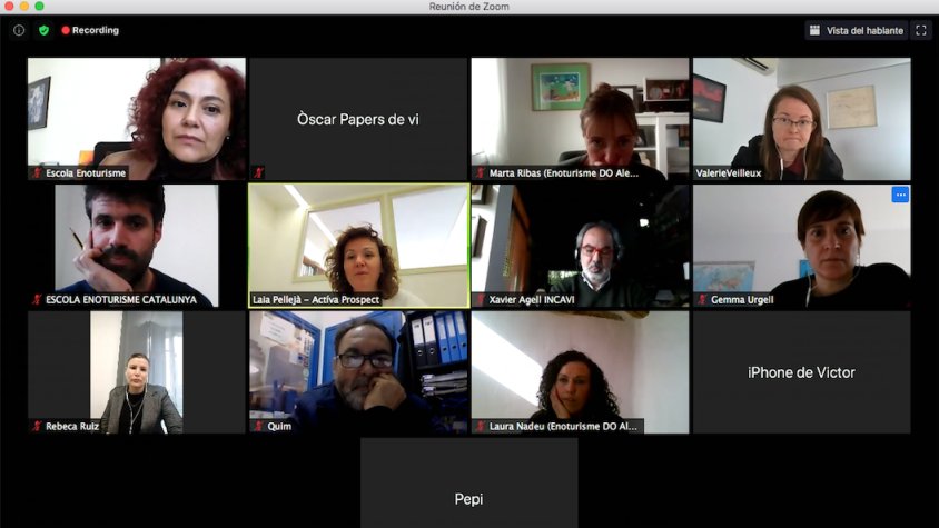 L'Escola d'Enoturisme de Catalunya es reuneix amb els membres de la Ruta del Vi DO Alella