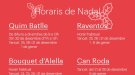 Horaris de Nadal dels cellers de la Ruta del Vi DO Alella