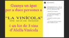 El restaurant La Vinícola sorteja un àpat i un lot de 3 vins