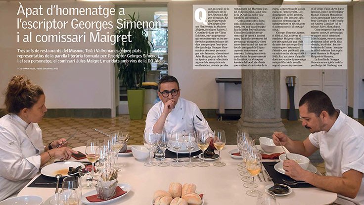 Àpat d’homenatge a l’escriptor Georges Simenon i al comissari Maigret