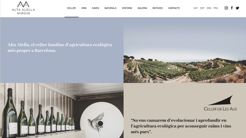 Alta Alella estrena web
