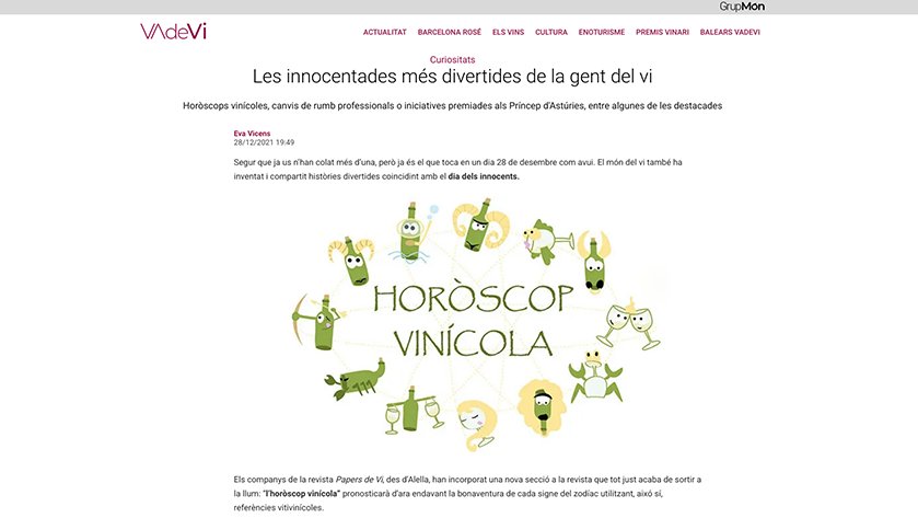 Vadevi es fa ressò de la nostra "innocentada"