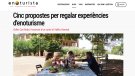 Enoturista proposa regalar visites a Can Roda per Reis