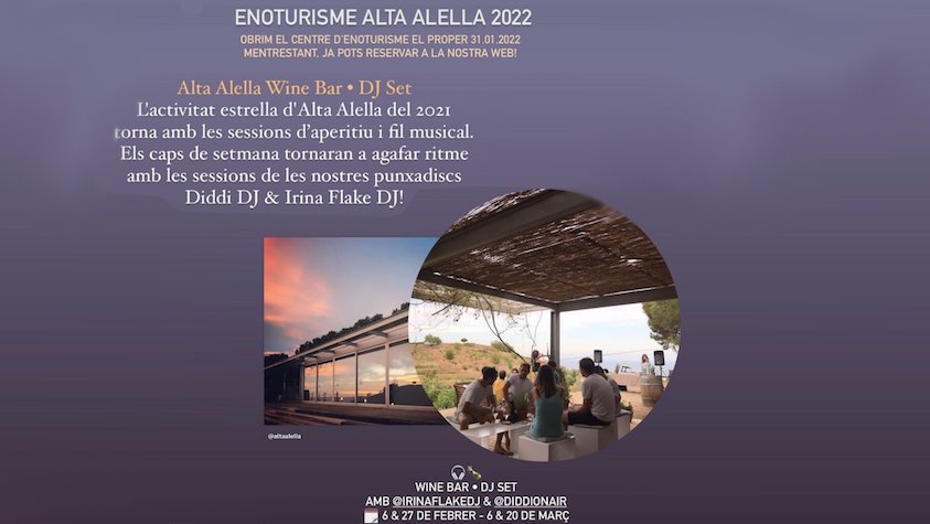 Tornen les sessions de DJ a Alta Alella