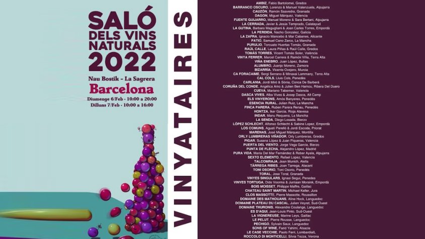 Aquest cap de setmana comença el Saló dels Vins Naturals de la Nau Bostik (Barcelona)