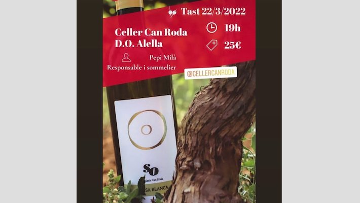 Demà dimarts, tast de vins del celler Can Roda a Granollers