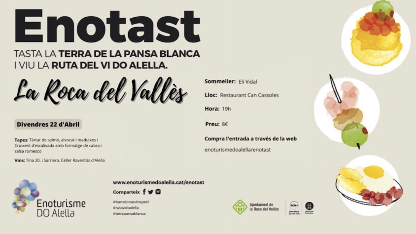 Divendres 22 d'abril, Enotast a La Roca del Vallès