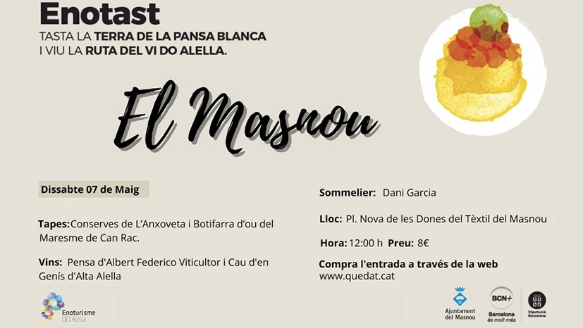 Dissabte 7 de maig, enotast al Masnou