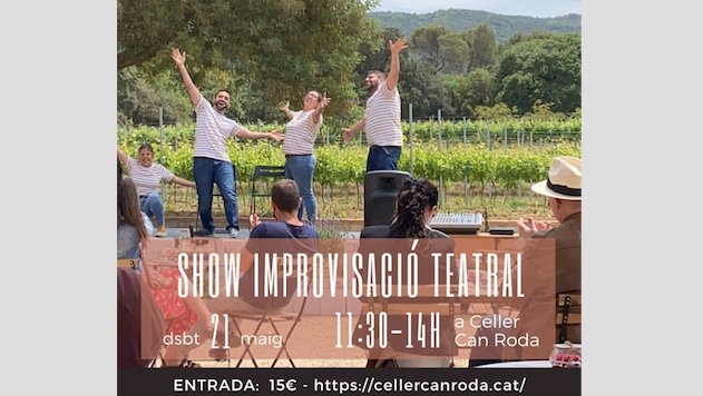 Aquest dissabte, show d'improvisació teatral a Can Roda