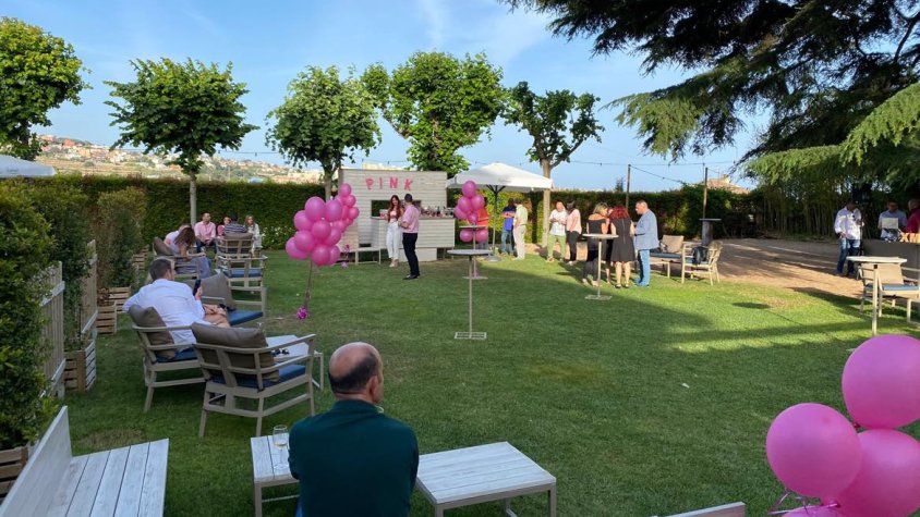 Pink Tardeo a l'Hotel Arrey Alella per presentar la nova anyada del Titiana Brut Rosé