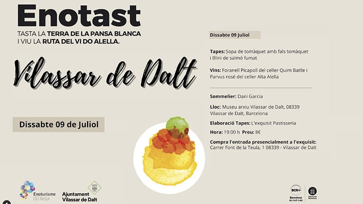 Aquest dissabte, Enotast a Vilassar de Dalt
