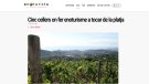 El portal Enoturista tria el celler Quim Batlle com una de les millors opcions per fer enoturisme prop del mar