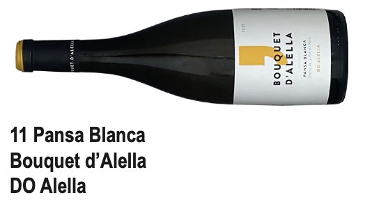 Bouquet d'Alella Pansa Blanca. Aquestes vacances, cada dia, una pansa blanca