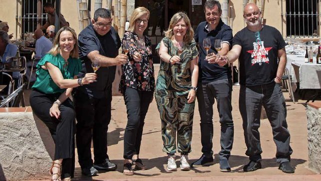 Anna Vicens, Ramon Roset, Anna Casabona, Montse Velasco, Josep Roca i Jordi Alcover. Foto: Marc Ubach
