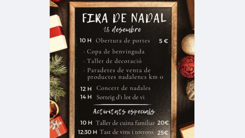 Can Roda organitza una fira de Nadal 