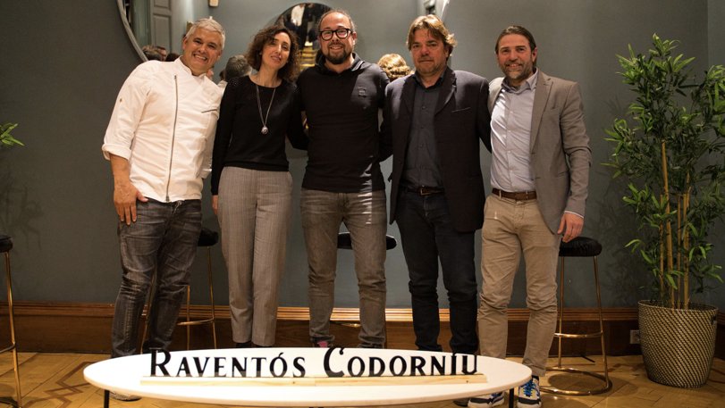 Jubany, Cervera, Mora, Rofes i Cànovas, després de la taula rodona.