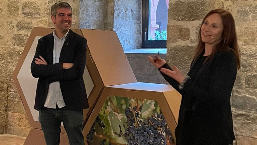 Ferran Centelles i Sílvia Culell presenten l'Escola de Vitivinicultura de la Catalunya Central
