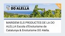 Ofereixen un curs per aprendre a maridar productes de la DO Alella a Can Lleonart (Alella)