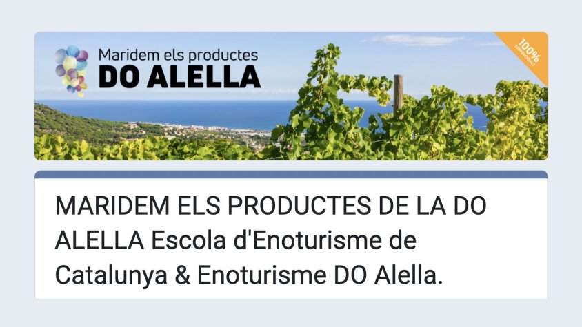 Ofereixen un curs per aprendre a maridar productes de la DO Alella a Can Lleonart (Alella)