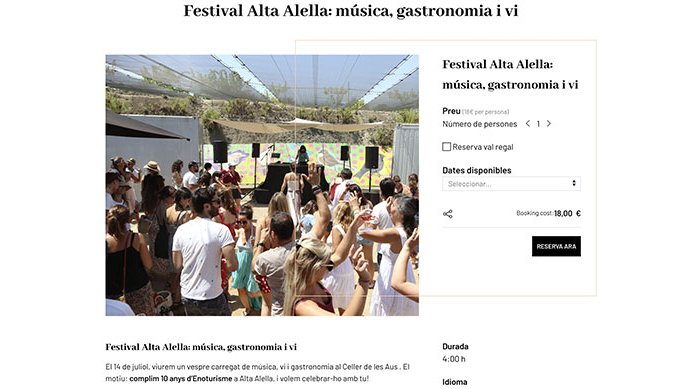 Alta Alella organitza un festival per celebrar 10 anys d'enoturisme
