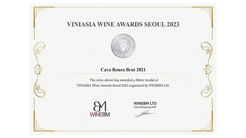El cava Roura Brut s'endú una medalla de plata a un concurs de vins de Seul