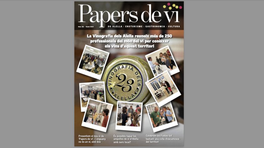 Ja està disponible en línia el número 86 de Papers de vi