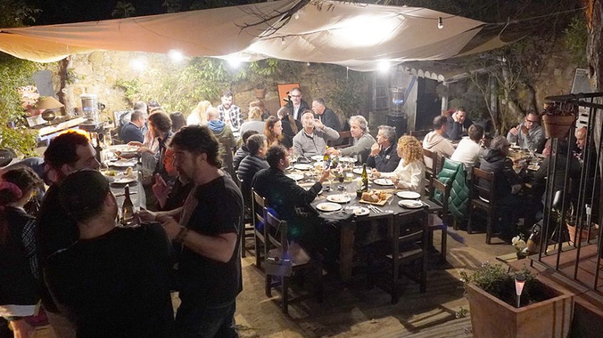 Un moment del sopar