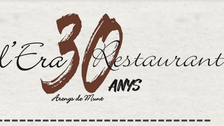 El restaurant l'Era (Arenys de Munt) celebrarà el seu 30è aniversari amb una gran festa