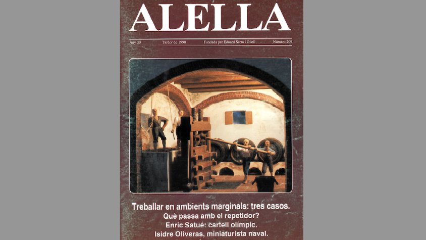 Les 50 veremes de la revista Alella: portada de l’any 1990