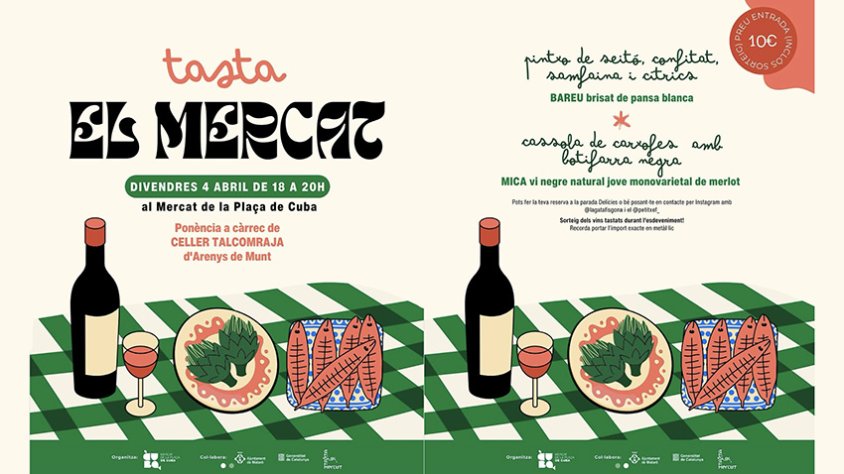Avui divendres, tast de Talcomraja a Mataró